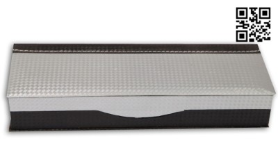 TIE BOX041 Printing Own design cover type tie box  Tailor-made tie box  custom tie box  tie box manufacturer front view